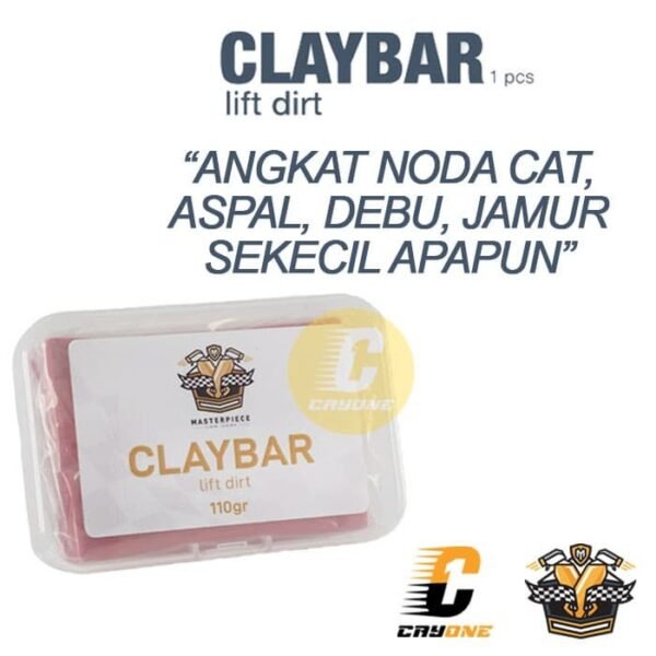 Masterpiece Clay bar - Claybar Penghilang Noda Aspal dan Percikan Cat