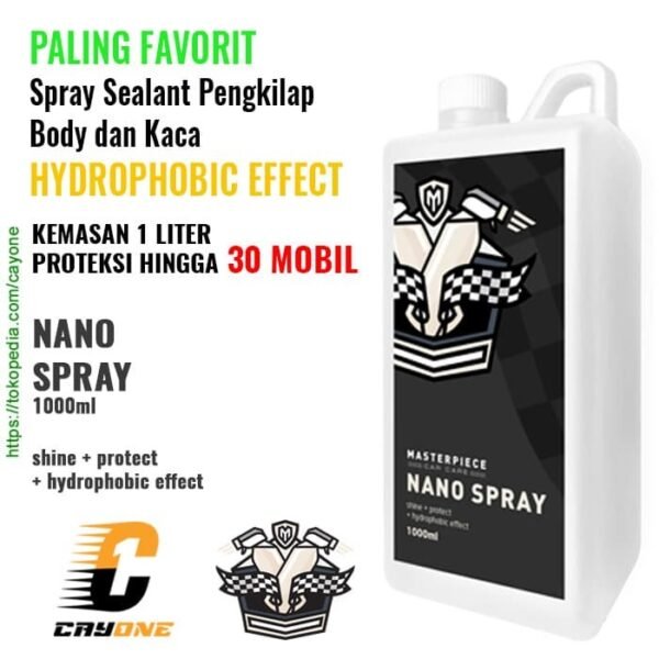Masterpiece Nano Spray 1 Liter - Spray Sealant Pengkilap Cat Mobil