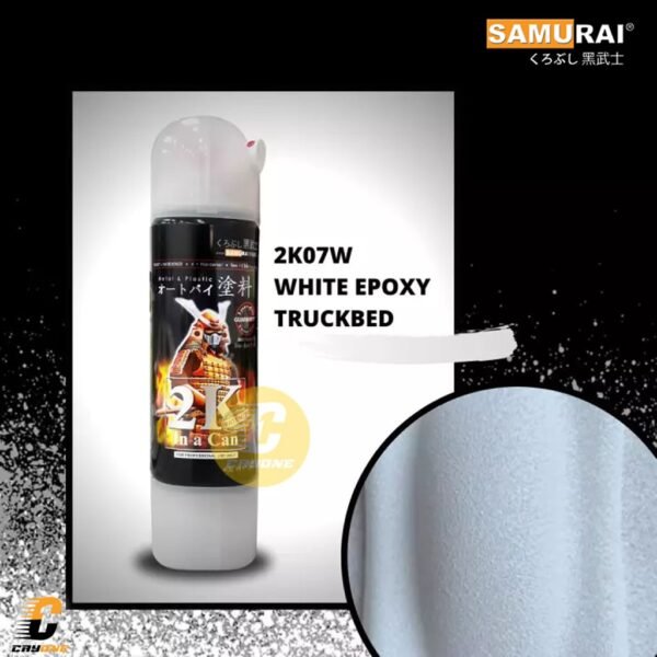 Samurai Paint Cat Dasar Epoxy Truck Bed White 2K07W (2K Coat) 400 mL
