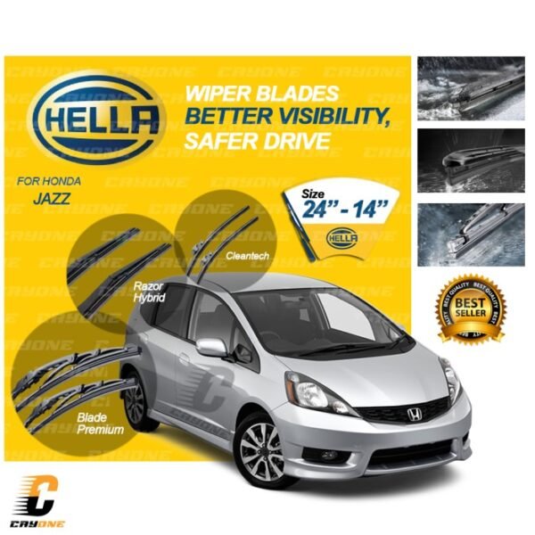 HELLA Wiper Premium Quality HONDA JAZZ 1 Set 24 - 14 inch