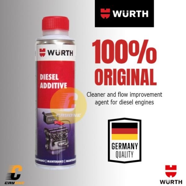 Wurth Diesel Additive - Pembersih Saluran Bahan Bakar Mesin Diesel