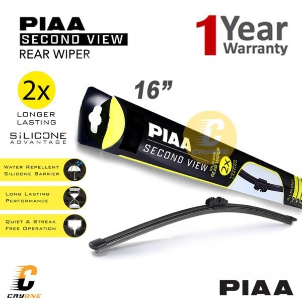 PIAA Rear Wiper Blade Second View Silicone Premium 97040 400mm 16 inch