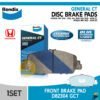 BENDIX Brake Pad Kampas Rem depan BRV HRV 1.5 1.8 GCT DB2304