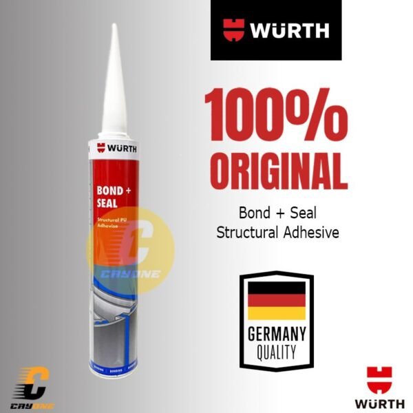 WURTH Bond + Seal Structural Adhesive Sealant - Lem Sealer Perekat Multifungsi Kaca dan Komponen Logam
