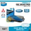 BENDIX Brake Pad Kampas Rem Depan MITSUBISHI ALL NEW PAJERO SPORT DAKAR MAZDA CX-7 CX-9 GCT DB1916