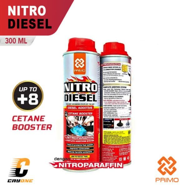 PRIMO Nitro Diesel +8 Cetane Booster - Penambah Tenaga Hemat BBM Solar