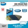 BENDIX Brake Pad Kampas Rem Belakang HONDA CITY JAZZ CIVIC GENIO ESTILO GCT DB1163