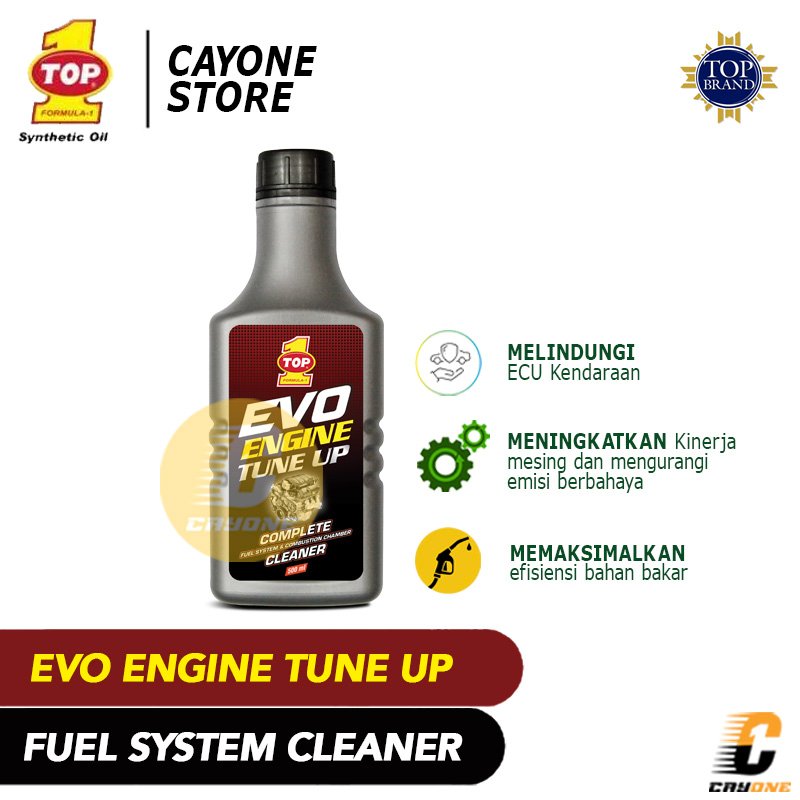 TOP 1 TOP1 EVO Engine Tune up Complete Fuel System & Combustion Chamber Cleaner - Cairan Pembersih Ruang Bakar Bensin