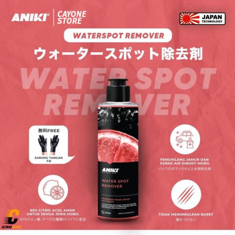 ANIKI WaterSpot Remover 250 mL - Obat Pembersih Jamur Kaca Bodi Mobil