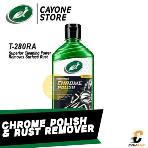 Turtle Wax Chrome Polish & Rust Remover 296 mL - Wax Pengkilap Krom