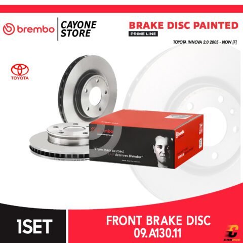 BREMBO Prime Brake Disc Kampas Rem depan TOYOTA INNOVA 2.0 2005-Up 09 A130 11 / 09.A130.11
