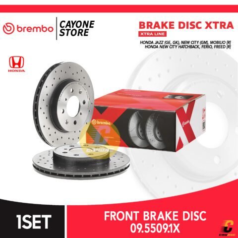 BREMBO Prime Brake Disc Kampas Rem depan TOYOTA FORTUNER VNT 4x4 09 B627 10 / 09.B627.10