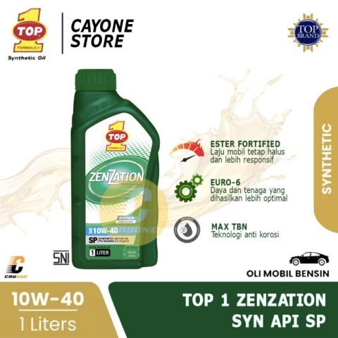 TOP 1 TOP1 Oli Mobil SMO ZENZATION SAE 10W-40 API SP 1 L