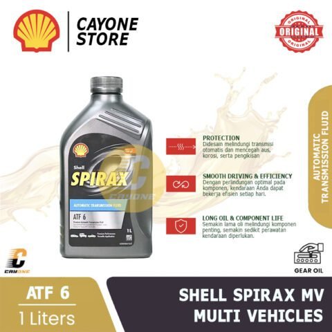 SHELL Oli Transmisi Matik Spirax S6 ATF MULTI VEHICLE (MV) 1 L