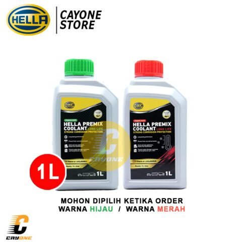 HELLA Premix 50/50 Antifreeze Radiator Coolant Long Life 1 Liter