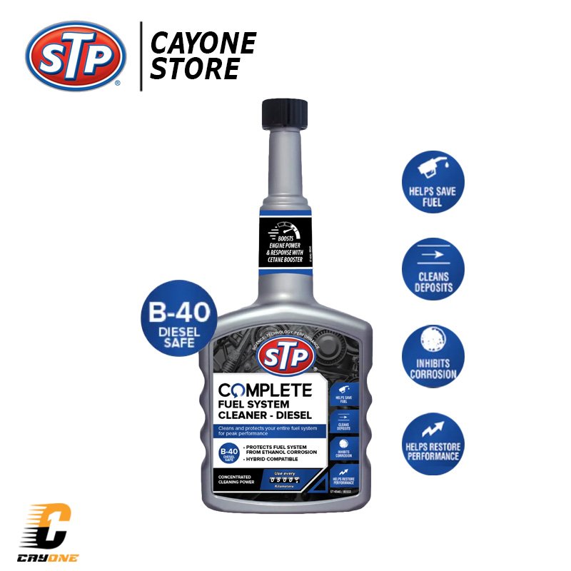 STP Complete Fuel System Cleaner Diesel Cairan Pembersih Ruang Bakar Campuran Solar Biosolar